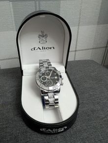 D'ALTON PARIS Chronograph Watch Crystal Set Statement Piece