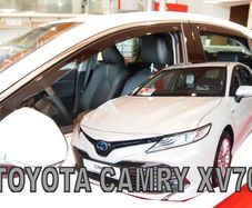 Heko Front And Rear Wind Deflectors For Toyota Camry Saloon, 2017 To 2024