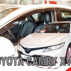 Heko Front And Rear Wind Deflectors For Toyota Camry Saloon, 2017 To 2024