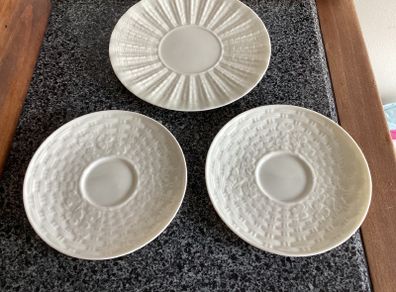 Vintage Belleek Pottery 3-Piece Tea Ware Set