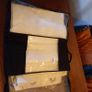 Pair of Creme Eyelet Curtains.. Grab Your Gems Image 5