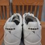 2010 Diadora B.Elite 1981. White/Gold. Rare Premium Kangaroo Leather Edition. UK 8.5. Rare. Terrace Wear. Football. Casuals. 70's/80's Retro. Collectable. Tennis Wear. Bjorn Borg. Original Box. Image 8