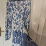 Blue & white dress Image 3