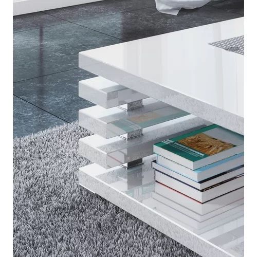 Modern Floor Shelf Coffee Table Free P&p (multiple Colours Available)