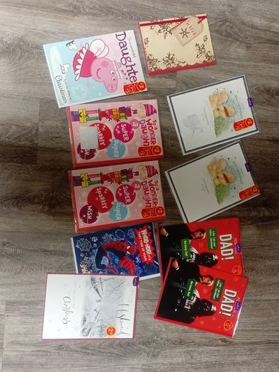 10x Christmas cards