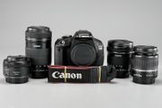 Canon 600D with 4 lenses ( shutter count 17K)