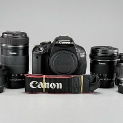 Canon 600D with 4 lenses ( shutter count 17K)