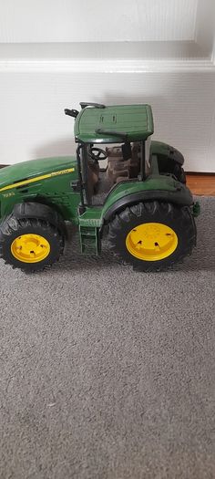 John Deere toy tractor