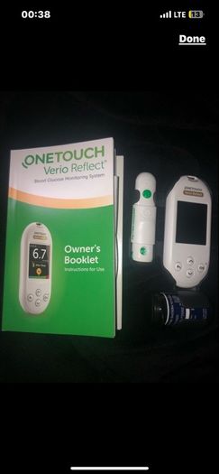 Glucomen Areo GK Blood Glucose and ketones Monitoring System Meter Blood Sugar diabetes and One Touch Verio Reflect Blood Glucose Monitoring System meters blood sugar diabetes with Bluetooth
