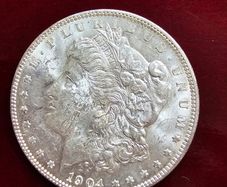 1904 O Morgan Silver Dollar Brilliant Uncirculated New Orleans Mint