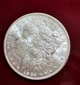 1904 O Morgan Silver Dollar Brilliant Uncirculated New Orleans Mint