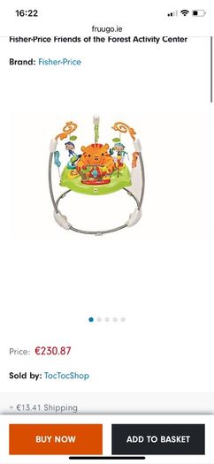 fisher price  baby jumper