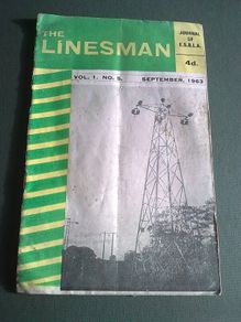 The Linesman Vol. 1 No. 5 1963 Magazine for ESB workers Ireland Irish ephemera