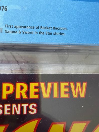 Marvel Comics Marvel Preview # 7 1st ROCKET RACCOON !