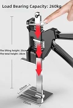 2 Pack Labor Saving Arm Jack, 15inch Hand Lifting Tool Jack, Multi-Function Height Adjustment Lifting Device, Door And Wooden Panel Lifting Cabinet Board Lifter
