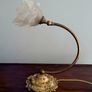 Art nouveau brass swan neck desk lamp Image 2