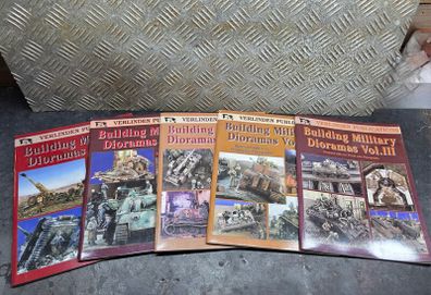 Building Military Dioramas various volumes x 5