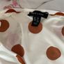 top new look wrap effect cropped top with bell sleeves size 10 Image 7