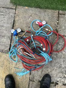 Hi Lo Gas Welding & cutting regulator and hoses