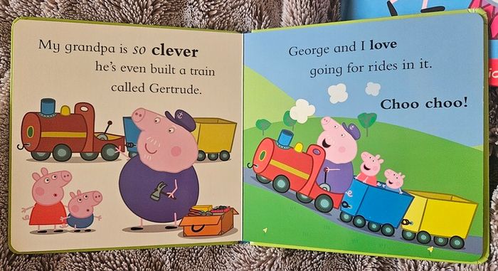 Peppa's Super Noisy Sound Book + My Grandpa Board Book