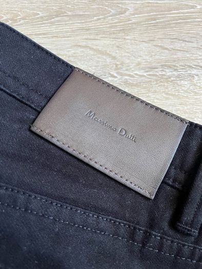 Massimo Dutti mens black trousers 32/32
