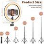 10" with 67" Extended Tripod Stand & Phone Holder for YouTube Video, Camera Led Ring Light for Streaming, Makeup, Selfie Photography Compatible with iPhone Android (FREE POSTAGE) Image 4