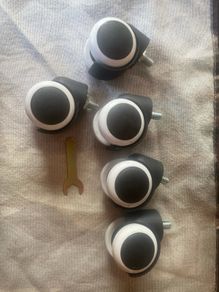Chair Casters X 5. (10mm)