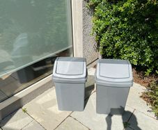 2 No. 50 Litre Swing Bins