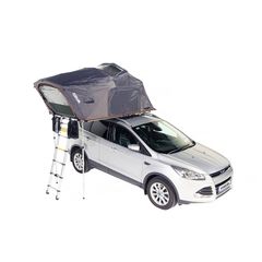 Crua Aer 2-3 Person Rooftop Tent With Ladder In Green With Gray Flysheet - New From Our Warehouse - Collection Only & Free Installation