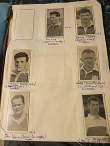 Liam Devlin gaa sports cards 1950s