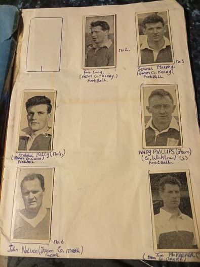 Liam Devlin gaa sports cards 1950s