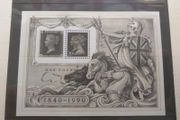 1840-1990 Commemorative Stamps Miniature Sheet