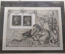 1840-1990 Commemorative Stamps Miniature Sheet