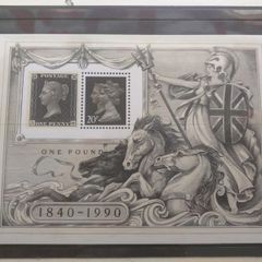 1840-1990 Commemorative Stamps Miniature Sheet