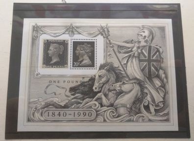 1840-1990 Commemorative Stamps Miniature Sheet