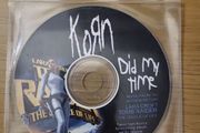 Korn Did My Time Promo CD Single Lara Croft Tomb Raider