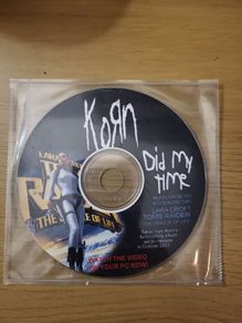 Korn Did My Time Promo CD Single Lara Croft Tomb Raider