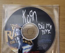 Korn Did My Time Promo CD Single Lara Croft Tomb Raider