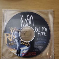 Korn Did My Time Promo CD Single Lara Croft Tomb Raider