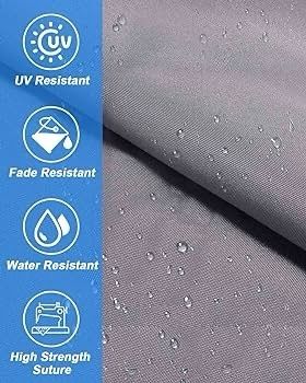 Sun Shade Sail Waterproof 2m x 3m Rectangle, PES Polyester UV Block Sunscreen Awning with Full Accessories, Weather Resistant Durable Garden Shade Sail, Sail Shade for Garden, Outdoor
