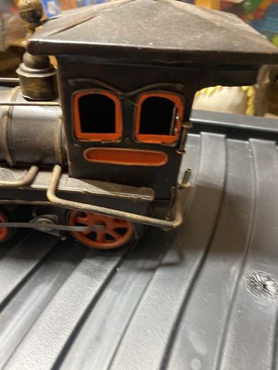 metal train ornament
