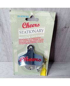 Cheers Stationary Bottle Opener - New Sealed - Made In Germany - Wall Mount