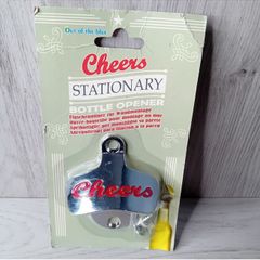 Cheers Stationary Bottle Opener - New Sealed - Made In Germany - Wall Mount