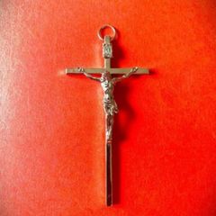 10cm wall crucifix, metal, Free Post