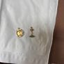 Antique collectible 2 gold charms made by Birks Canadian goldsmiths antique 10kt gold Image 5