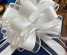 Wedding car bows