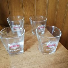smirnoff vodka mojito glasses x4