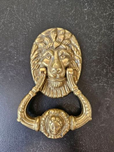 Solid Brass Lion Door Knocker