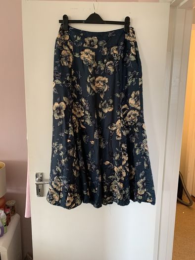 silk maxi skirt