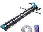 Manual Tile Cutter, 1200mm, Porcelain Ceramic Tile Cutter with Tungsten Carbide Cutting Wheel, Infrared Positioning, Anti-Skid Feet, Double Rails for professional installers or beginners